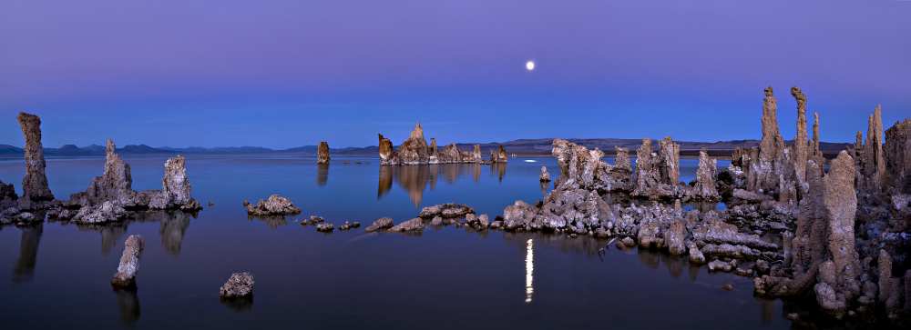 Mono Lake moon rise de Hua Zhu