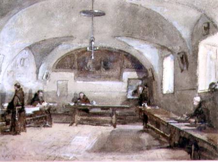 Interior of the Capuchin Convent at Albano de Hugh Carter