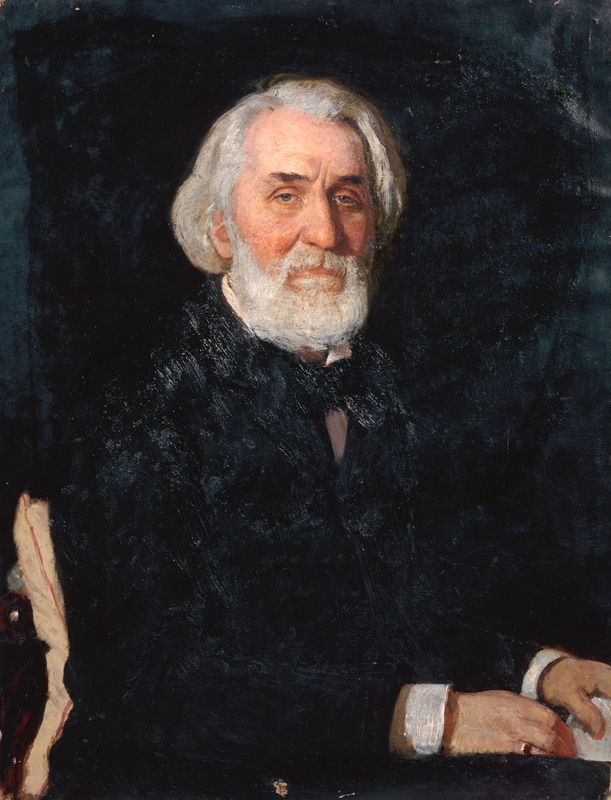 Portrait of Ivan S. Turgenev (1818-83) de Iliá Yefímovich Repin