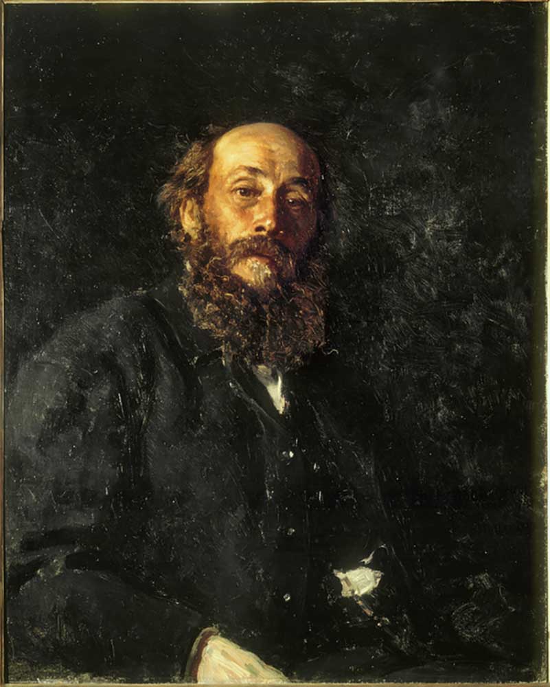 Portrait of the painter Nikolai Gay de Iliá Yefímovich Repin