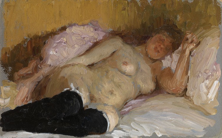 Natalia Nordman Sleeping de Iliá Yefímovich Repin