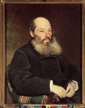 Portrait of the poet Afanasy Fet (1820-1892)