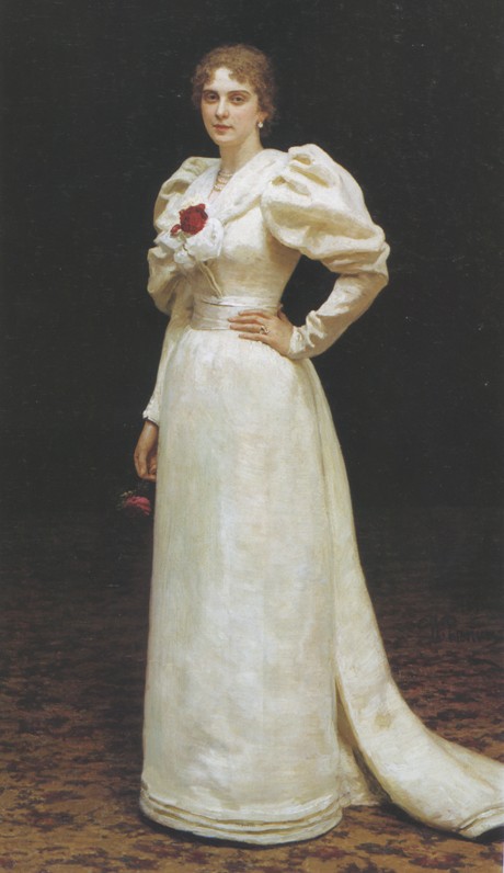 Portrait of Lyudmila Petrovna Steinheil de Iliá Yefímovich Repin