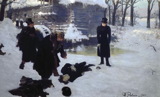 Puschkin, Eugen Onegin de Iliá Yefímovich Repin