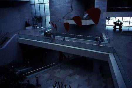 Interior of the East Wing Extension, designed de I.M.  Pei