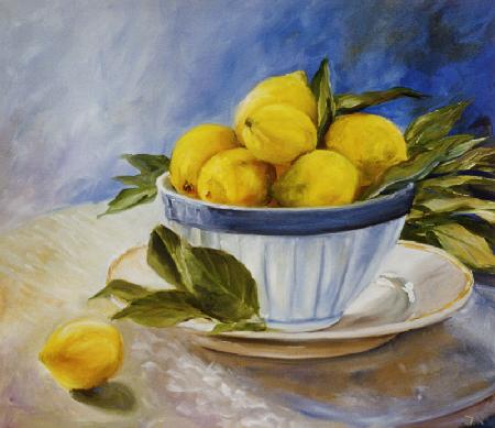 Limones en un bol 2001