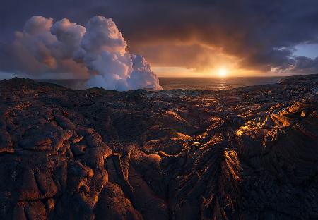 Lava fields