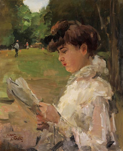 Girl reading de Isaac Israels