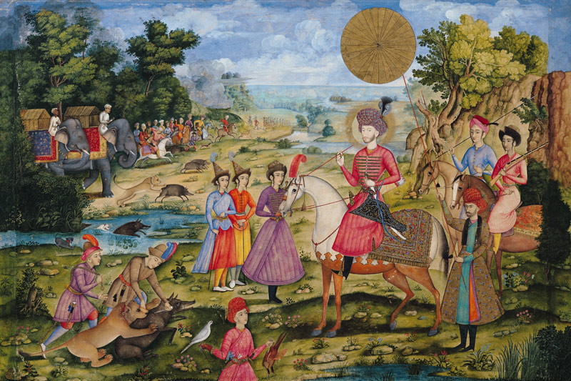 Royal Hunt, from Isfahan, Iran de Islamic School