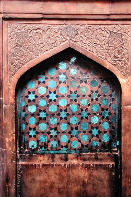 Tiled mihrab de Islamic School