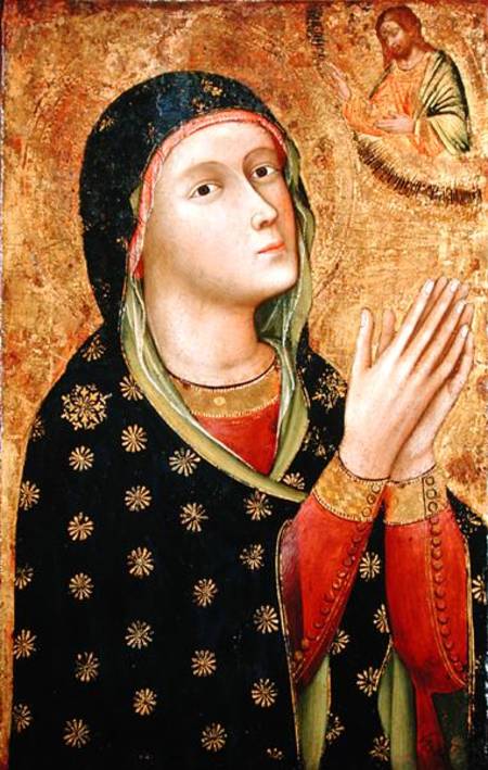 Icon of the Madonna de Scuola pittorica italiana
