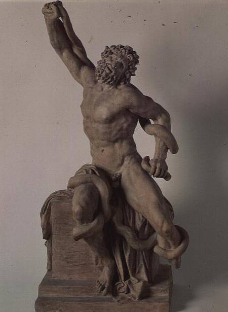 Laocoon group without the sons de Scuola pittorica italiana
