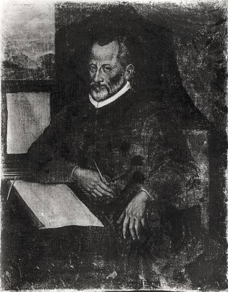 Portrait of Giovanni Pierluigi da Palestrina (1525-94) de Scuola pittorica italiana