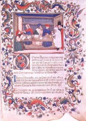 Banking, Veneto-Bolognese School (miniature) (see also 60916 & 60918-9)