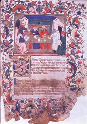 Banking, Veneto-Bolognese School (miniature) (see also 60916-7 & 60919)