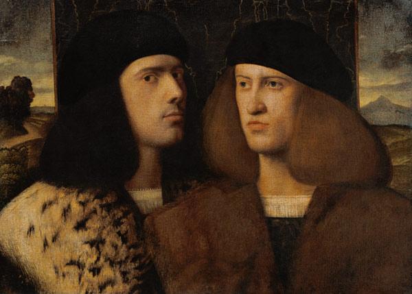 Portrait of Two Young Men