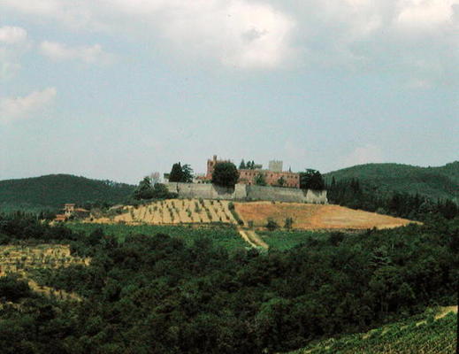 Castello del forte di Brolio, (photograph) de Italian School, (15th century)