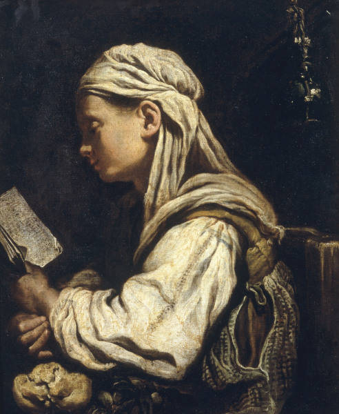 Girl Reading / Ital.Paint./ C17th de Italienisch