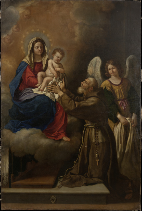 The Vision of Saint Anthony of Padua de Italienischer Meister des 17. Jahrhunderts