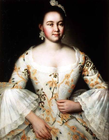 Portrait of the wife of Mikhail Yakovlev de Ivan Yakovlevich Vishnyakov