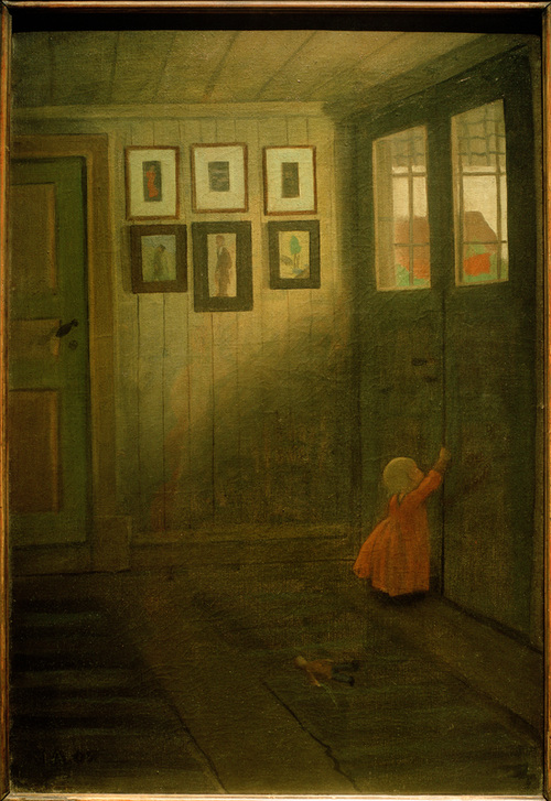 Das Mädchen an der Türe de Ivar Axel Henrik Arosenius
