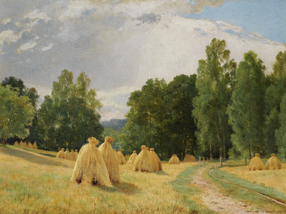 Haystacks, Preobrazhenskoe de Iwan Iwanowitsch Schischkin