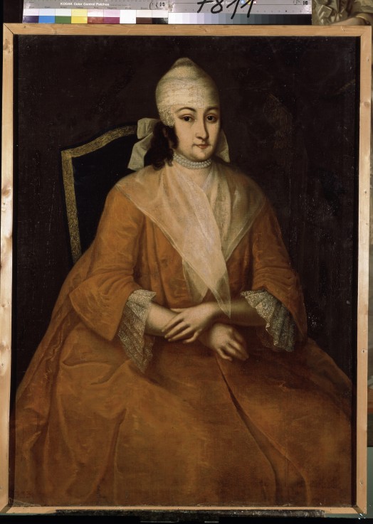 Portrait of Anna Leopoldovna, regent of Russia (1718-1746) de Iwan Jakowlewitsch Wischnjakow