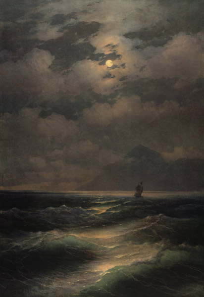 I.K.Aiwasowski, Seascape / Painting de Iwan Konstantinowitsch Aiwasowski