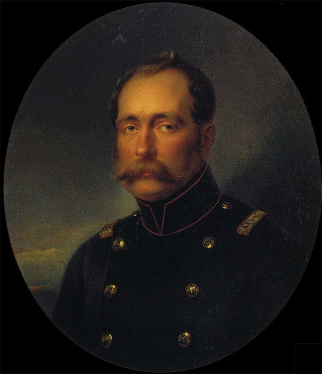 Portrait of Grand Duke Michael Pavlovich of Russia (1798-1849) de Iwan Nikolajewitsch Kramskoi