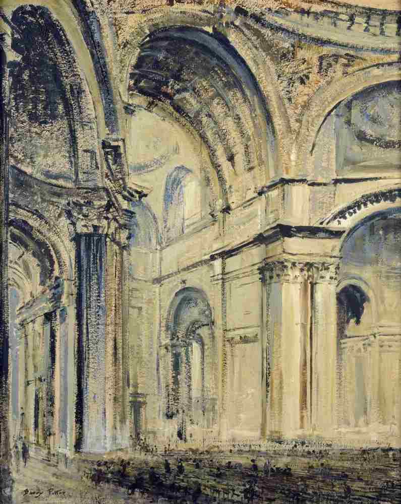 Interior of St Pauls Cathedral de J. F. Barry Pittar