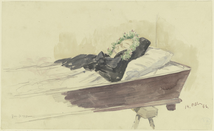 Girl in the coffin de Jacob Happ