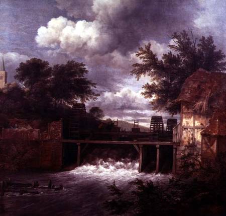 A Watermill de Jacob Isaacksz van Ruisdael