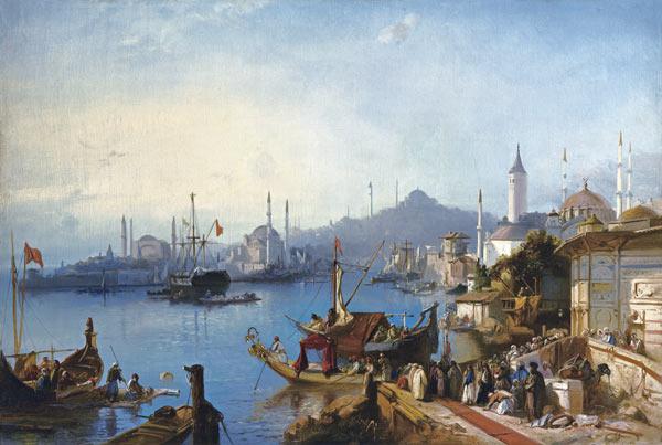 The Arrival Of Sultan Abdülmecid At The Nusretiye Mosque