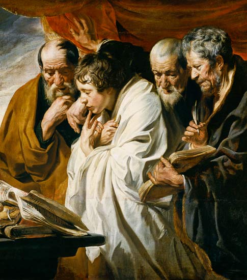The four evangelists de Jacob Jordaens
