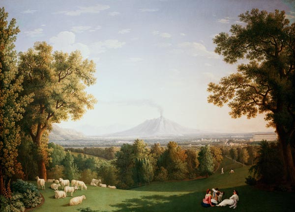 English Garden Caserta de Jacob Philipp Hackert