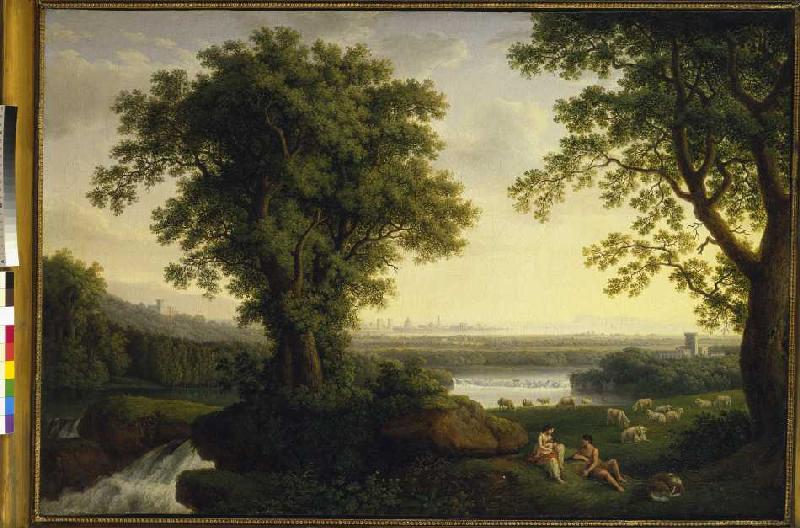 Italienische Landschaft de Jacob Philipp Hackert