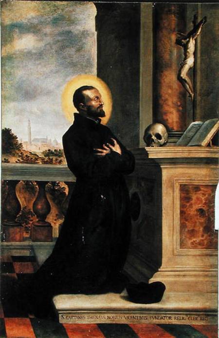 Saint Gaetan de Jacopo Palma il Giovane