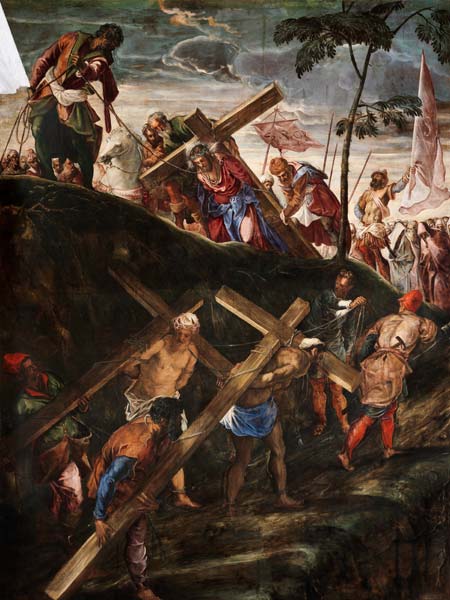 Tintoretto, Christ Carrying Cross de Jacopo Robusti Tintoretto