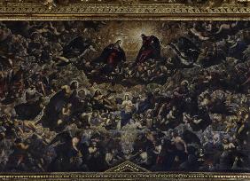 Tintoretto, Paradies, Ausschnitt