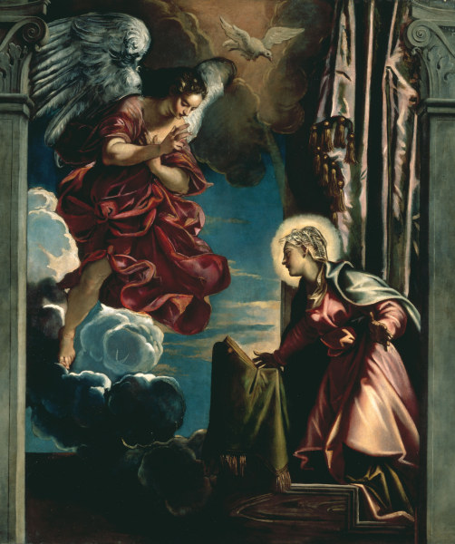 Tintoretto / Annunciation de Jacopo Robusti Tintoretto