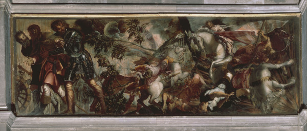 Tintoretto / St.Roche in Battle / c.1582 de Jacopo Robusti Tintoretto