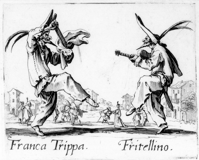 Balli de Sfessania, c.1622 de Jacques Callot
