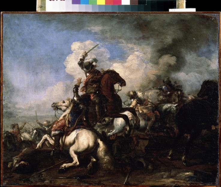 Cavalry Combat de Jacques Courtois