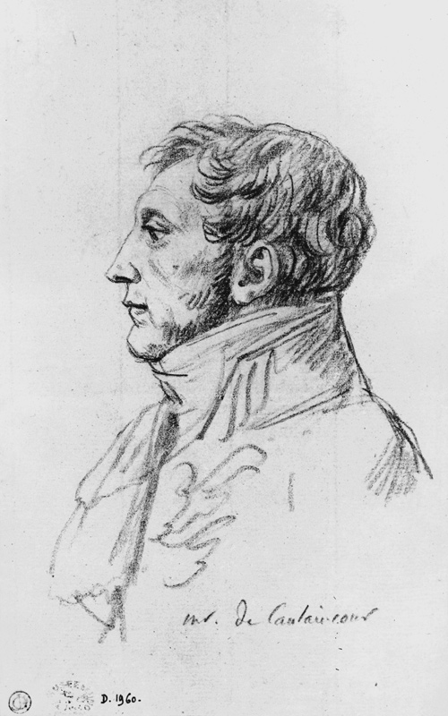 Portrait of Armand Augustin Louis. Marquis de Caulaincourt (1772-1827) de Jacques Louis David