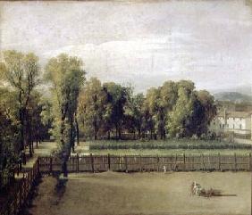 View of the Luxembourg Gardens in Paris