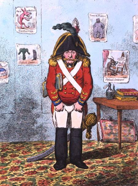The Military Caricaturist de James Gillray