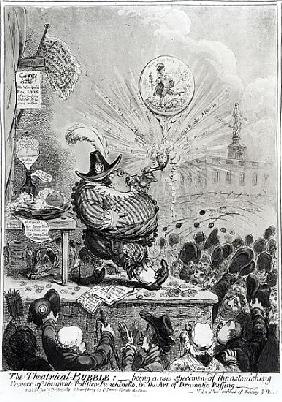 The Theatrical Bubble... published by  Hannah Humphrey (fl.1778-1822) 1805