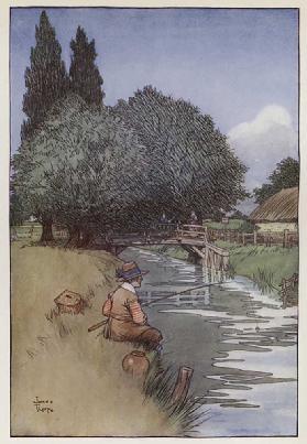 Illustration for The Compleat Angler by Izaak Walton