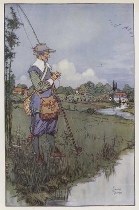 Illustration for The Compleat Angler by Izaak Walton