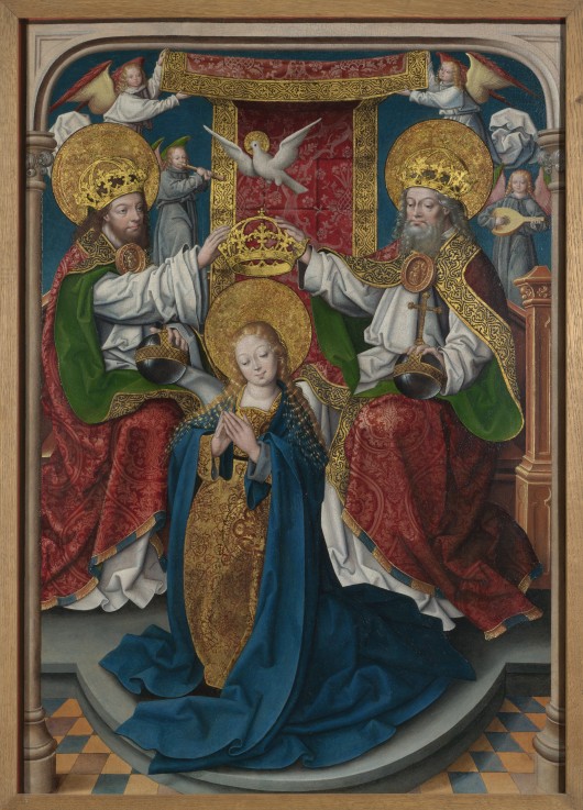 The Coronation of the Virgin (The Liesborn Altarpiece) de Jan Baegert